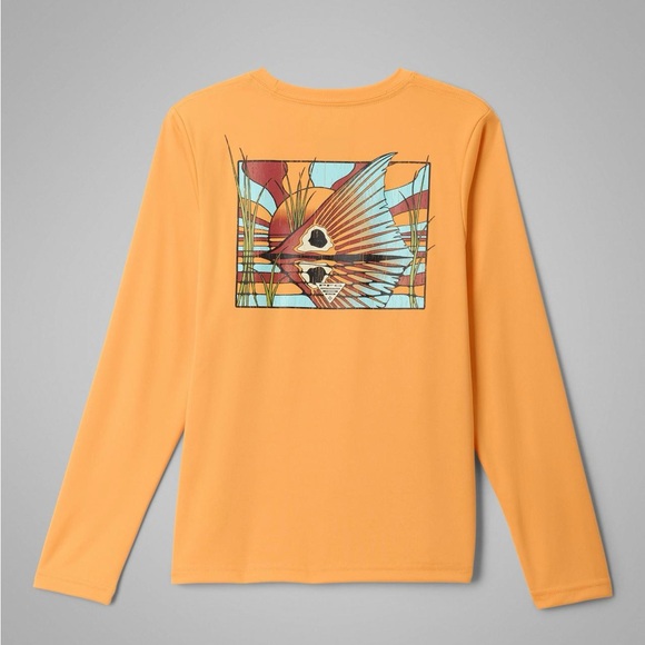 Columbia Boys' PFG Terminal Tackle™ Fish Shine Long Sleeve Shirt- Small (8) - Picture 4 of 10